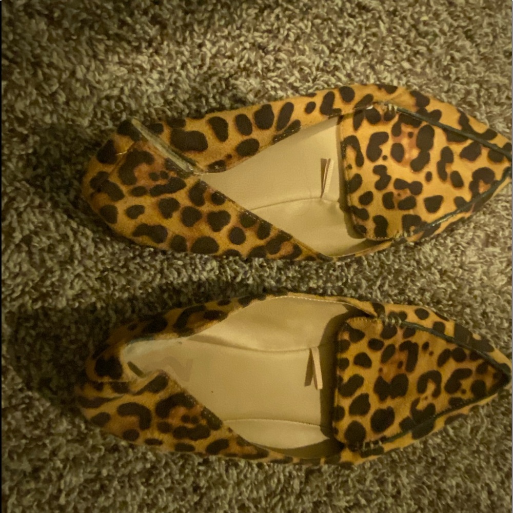 Cheetah slip on dress shoes...Only wore them twice